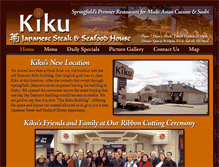 Tablet Screenshot of kikujapanesesteakandseafoodhouse.com